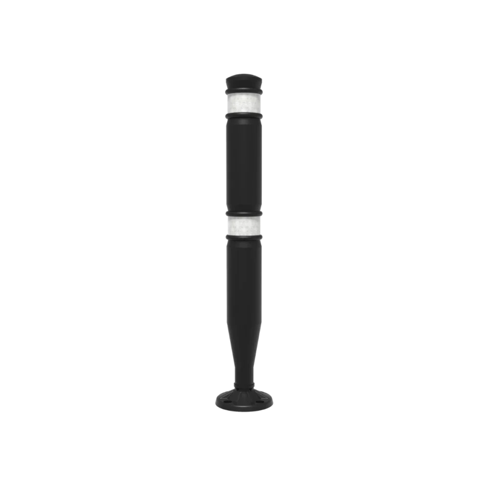 La baliza Brio 1000 Plus otorga gran resistencia y flexibilidad para delimitar y separar espacios exclusivos, tales como ciclovías.