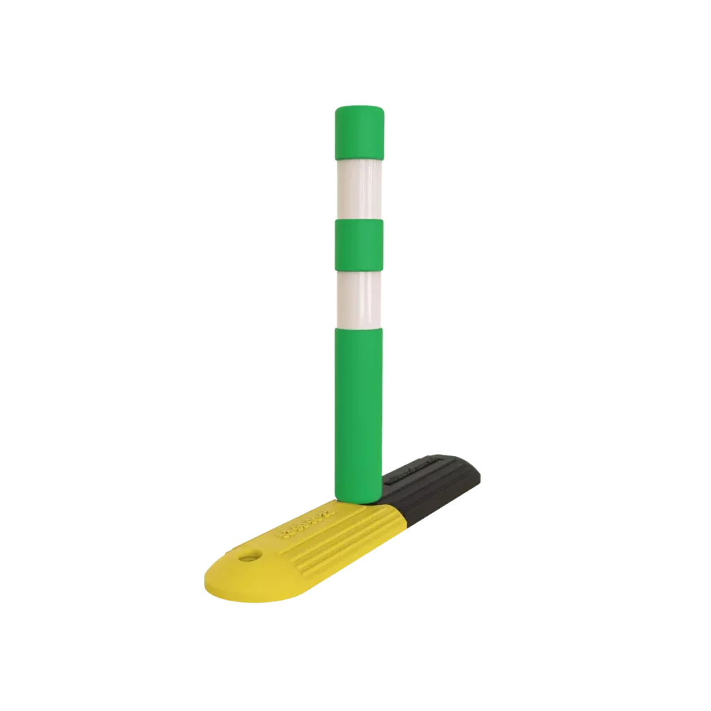 El Canalizador 51C-2 con Hito es ideal para delimitar ciclovías y carriles exclusivos. Resistencia al máximo que cuida a la bici y al automóvil.