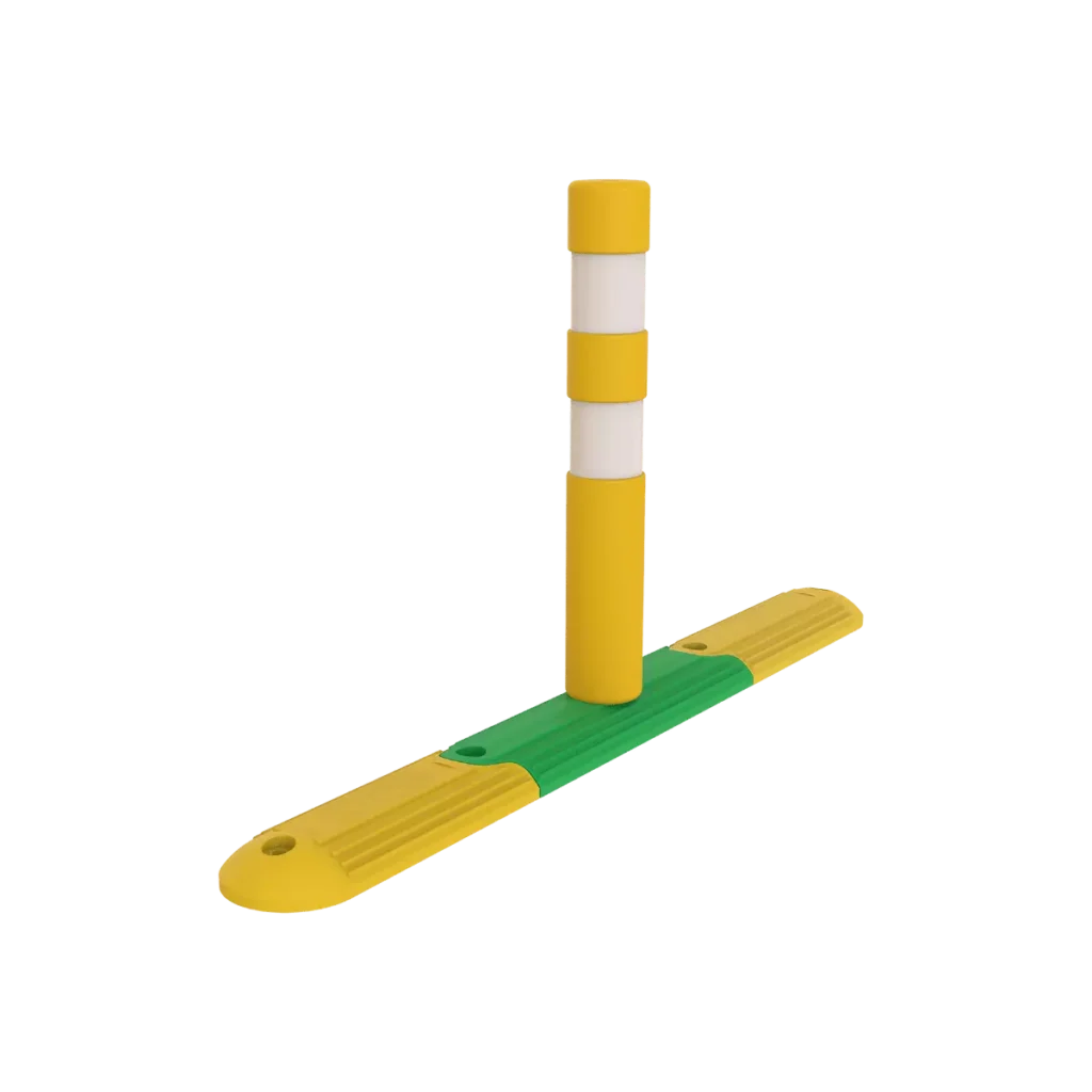 Protege a ciclistas y peatones con el Canalizador 51C-3 con Hito, útil dispositivo que delimita carriles y zonas exclusivas.